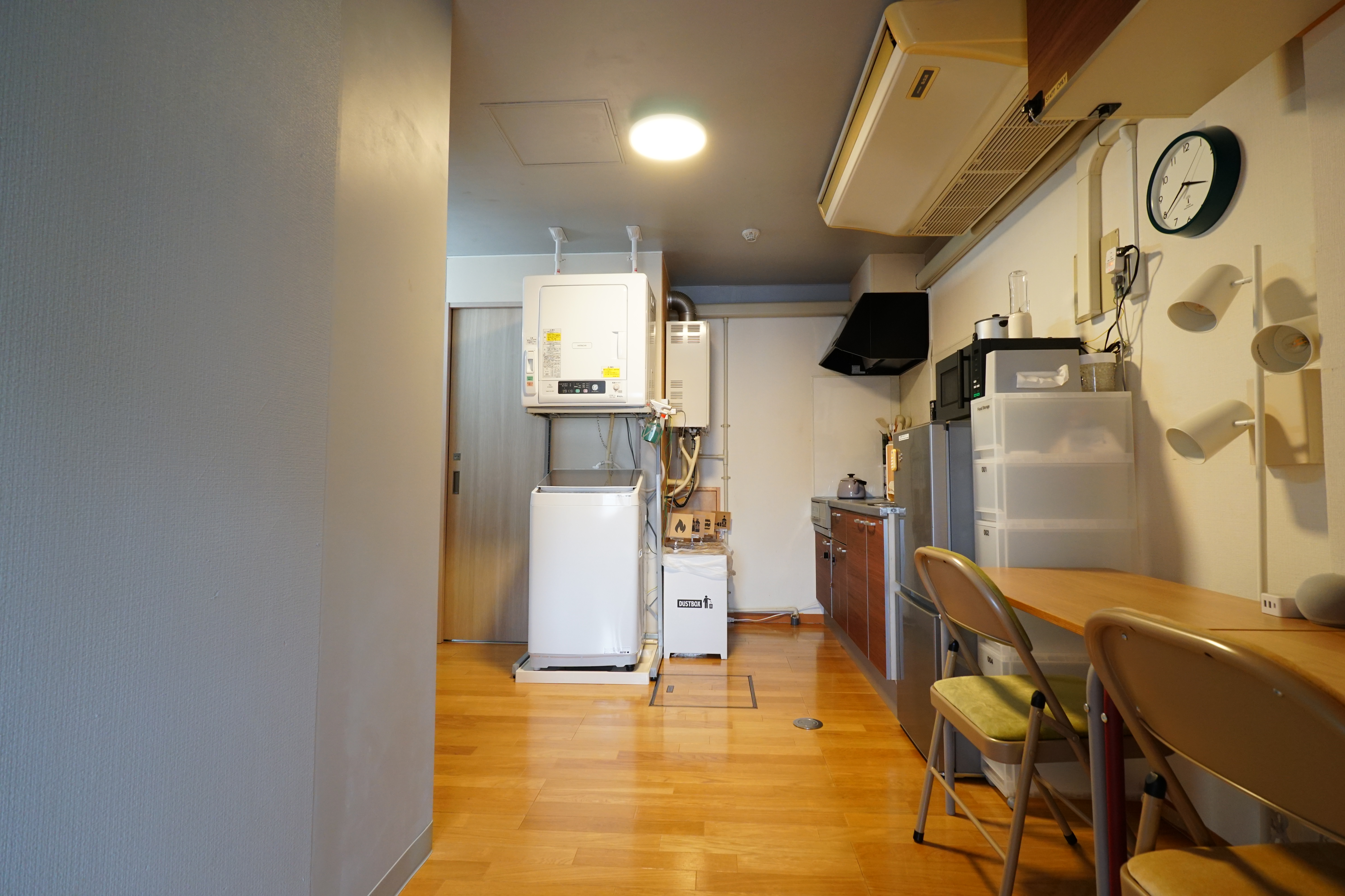 キャビンルームのキッチン